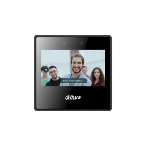 DHI-ASA3223A-W. Control de asistencia Dahua con reconocimiento facial, métodos de verificación (claves y reconocimiento facial) soporta 2000 usuarios con 2000 rostros y 2000 claves.