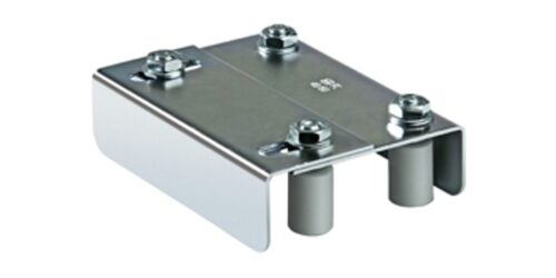 comunello-gate-255-02-2 OLIVA-255-350-D40. Placa para puertas de doble regulación con rodillo de nylon de 40mm