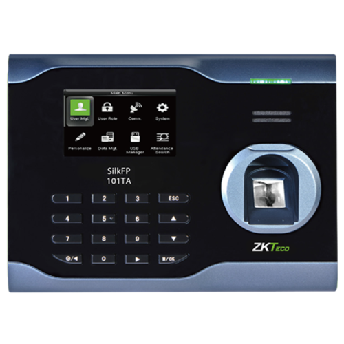 SilkFP-101TA. terminal standalone de t&a, verificación por huella (z-id)/clave/tarjeta ic, adms, 3.0