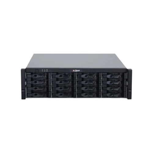 DHI-EVS5016S-V2. Storage Dahua de 16 bahías de discos, soprta HDD de hasta 20TB soporta Raid (0/1/5/6/10/50/60), Hot-Swap, N+M, ANR