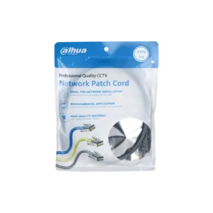 DH-PFM972-6U-1-gray. Patch cord 1 metro Dahua categoría 6 de 24AWG COLOR GRIS