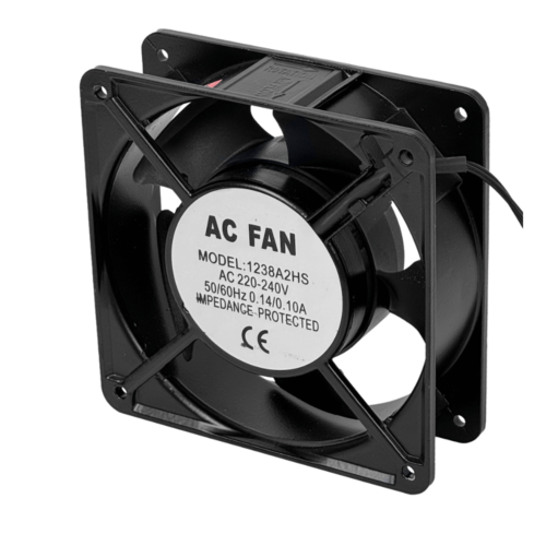 Ventilador 12x12cm 220VAC sin enchufe