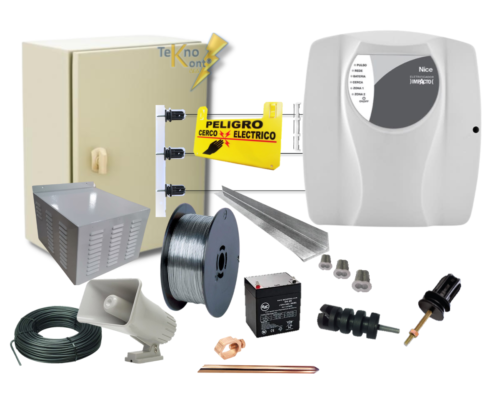 KIT ZONAS COSTERA TK-11477-GS Kit de cerco galvanizado antioxido 165 metros Genno