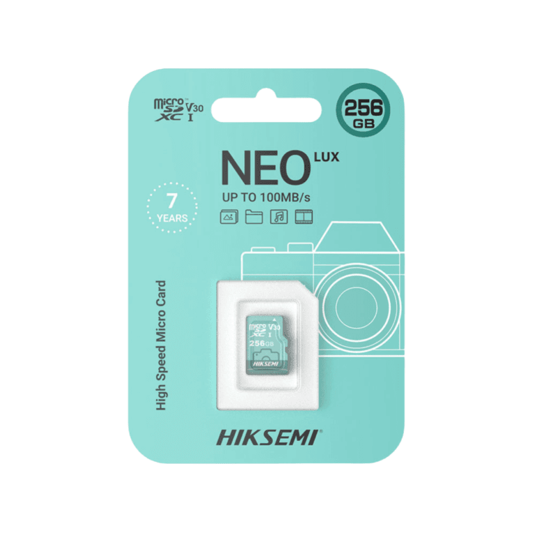Tarjeta Micro SDHC 256G Clase 10 HS-TF-D3/256G NEO LUX Hikvision