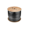 Cable UTP Cat6 100% Cobre PE 24AWG 0.52MM Exterior negro 305M ATC SECURE