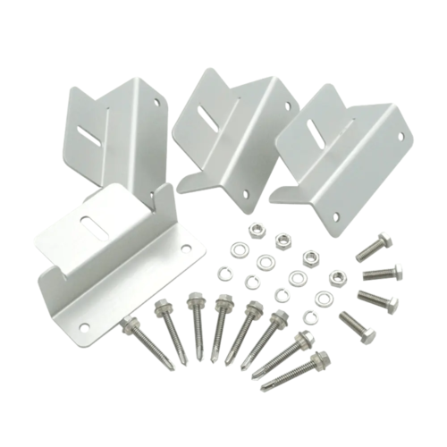 Kit Soporte 4 Piezas (Aluminio, con Bulonería)