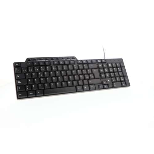 Teclado USB multimedia negro Xtech