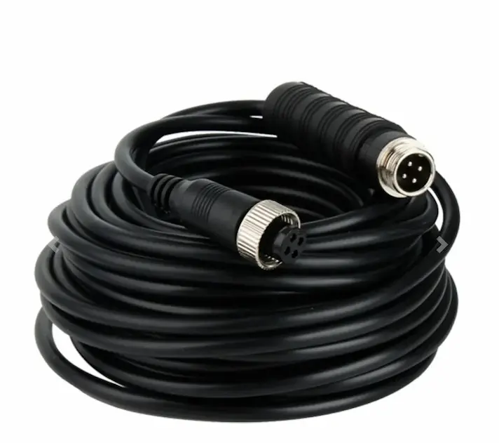 Cable extensor Dahua tipo aviación de 6 Metros, Conectores M12 hembra a M12 macho, Compatible con Equipos Móviles.