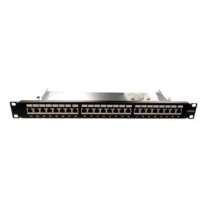 PATCH PANEL CAT6A 24P FTP 110-KR NEGRO
