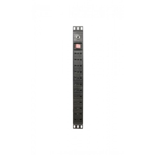 CE0078 PDU 12 Enchufes 10A con interruptor 19" 1U Trimex