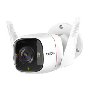 Cámara IP Tapo wifi exterior tipo bullet 2K vision nocturna a color hasta 256 GB