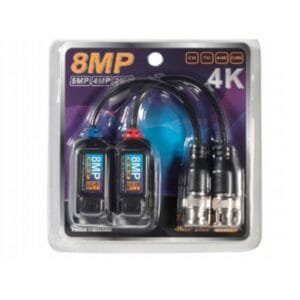 CC1031 Set Balun 8MP 4K HDCVI/TVI/AHD/Analogo 1Ch Pequeño Lumibox