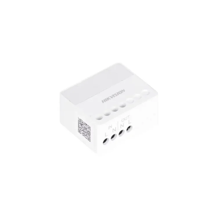 Relé inalámbrico Hikvision DS-PM1-O1H-WB 433 MHz con salida NO NC