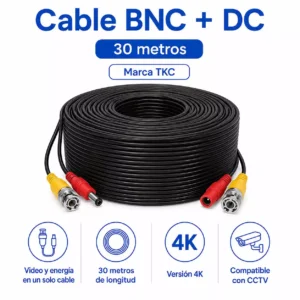 Cable BNC de 30 metros marca TKC